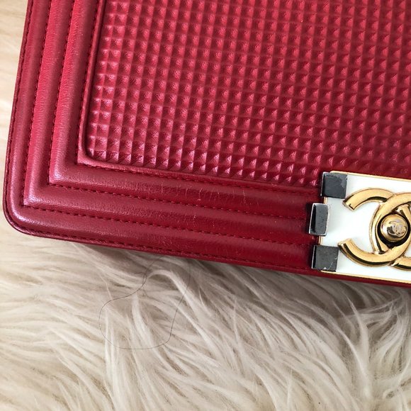$5500 Chanel 14C Limited Edition Red "Cube" New Me - Picture 7 of 15
